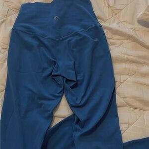 Blue Lululemon Align Leggings